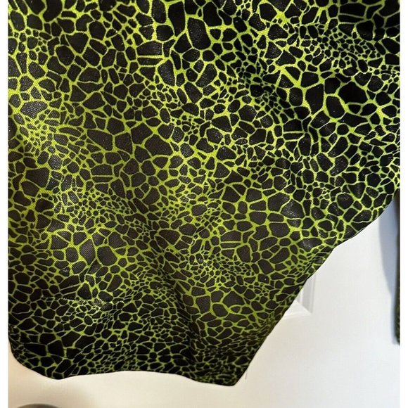 Men's Andi Basketball Shorts Small Polyester Pockets Green Stretch Drawstring - Picture 5 of 6